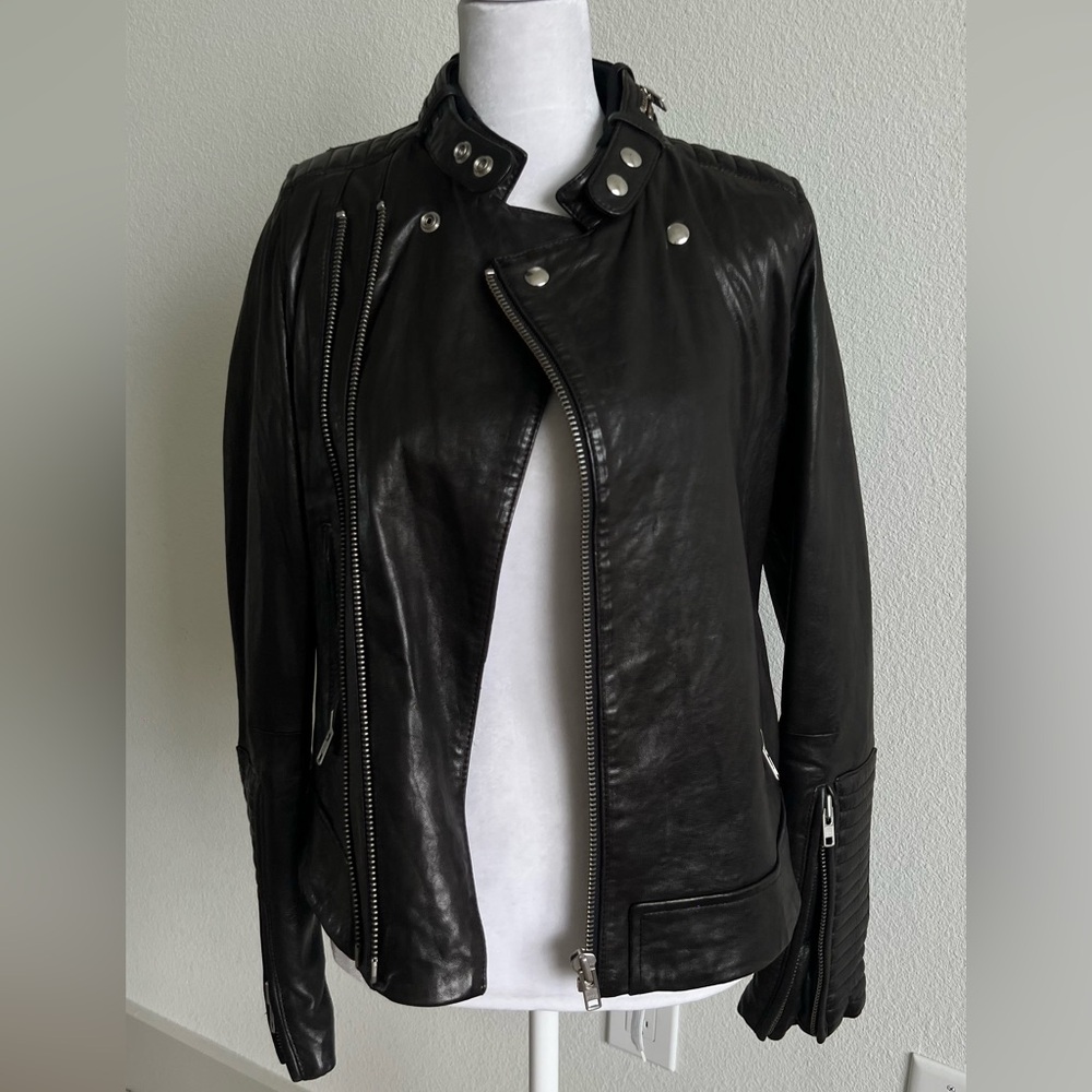 IRO Adama Black Leather Jacket